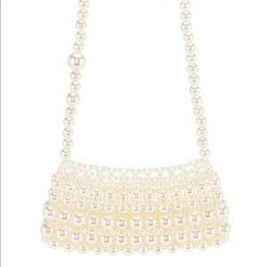 Pearl Shoulder Bag in White